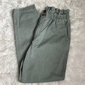High-waisted Barrel Leg Pants